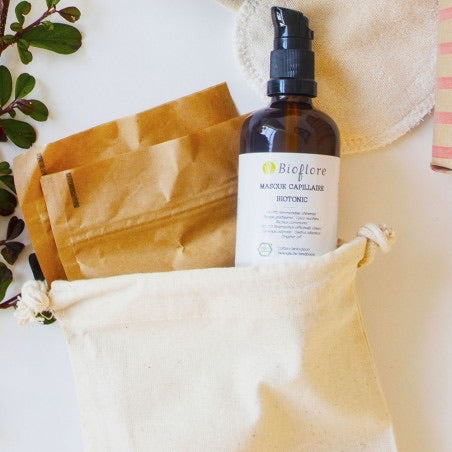Box Cheveux soins & entretien : Rhassoul + Guimauve + Masque capillaire Biotonic - Bioflore