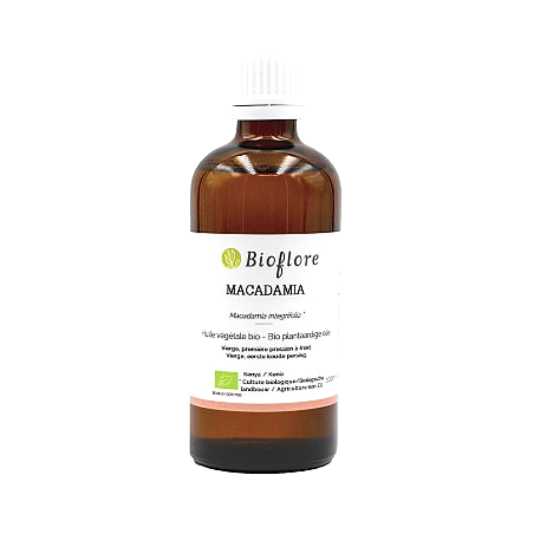 Huile de Macadamia 100% Bio Pure Vierge 100 ml - Bioflore