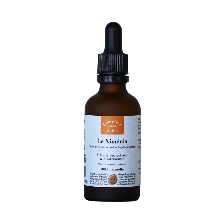 Huile de Ximénia Cosmos Natural (format pipette 50 ml) - Comptoir des Huiles