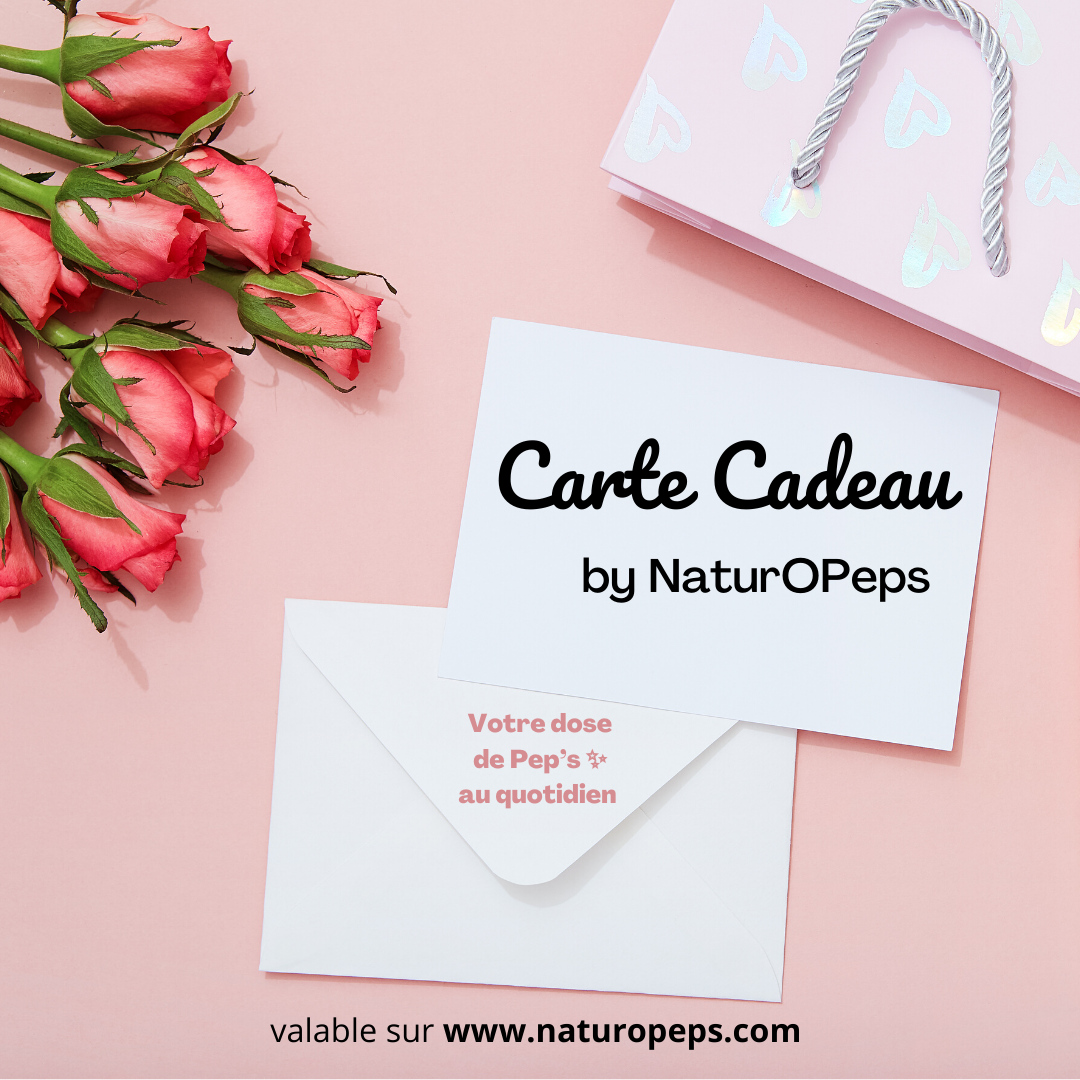 Notre carte cadeau NaturOPeps à offrir