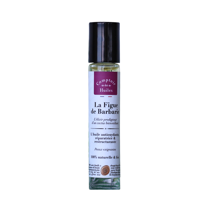 Huile de Pépins de Figue de Barbarie précieuse Bio (format Roll-on 15 ml) - Comptoir des Huiles