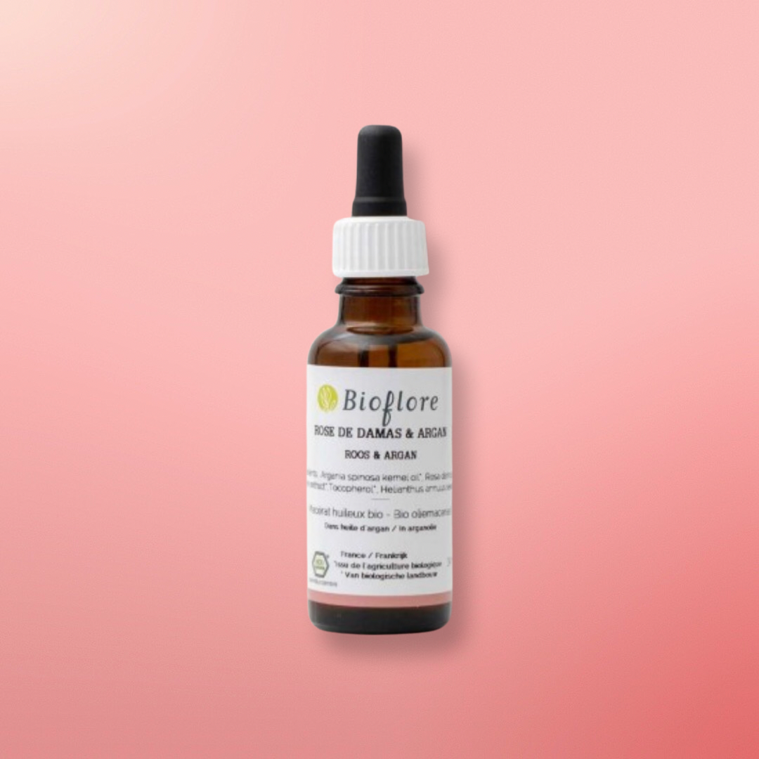 Huile précieuse Rose de Damas & Argan  30ml - Bioflore